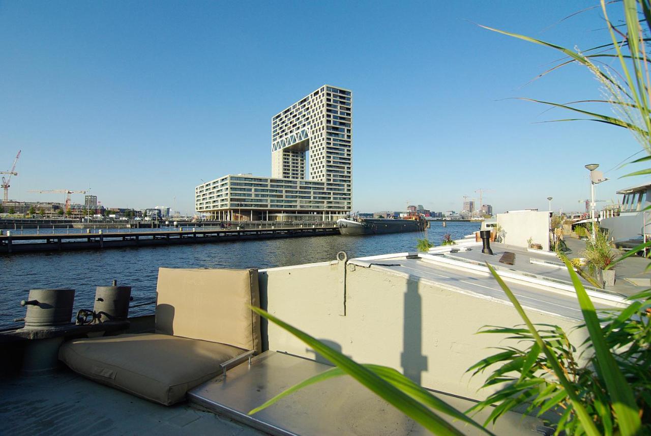 Eco Houseboat Hotell Amsterdam Exteriör bild