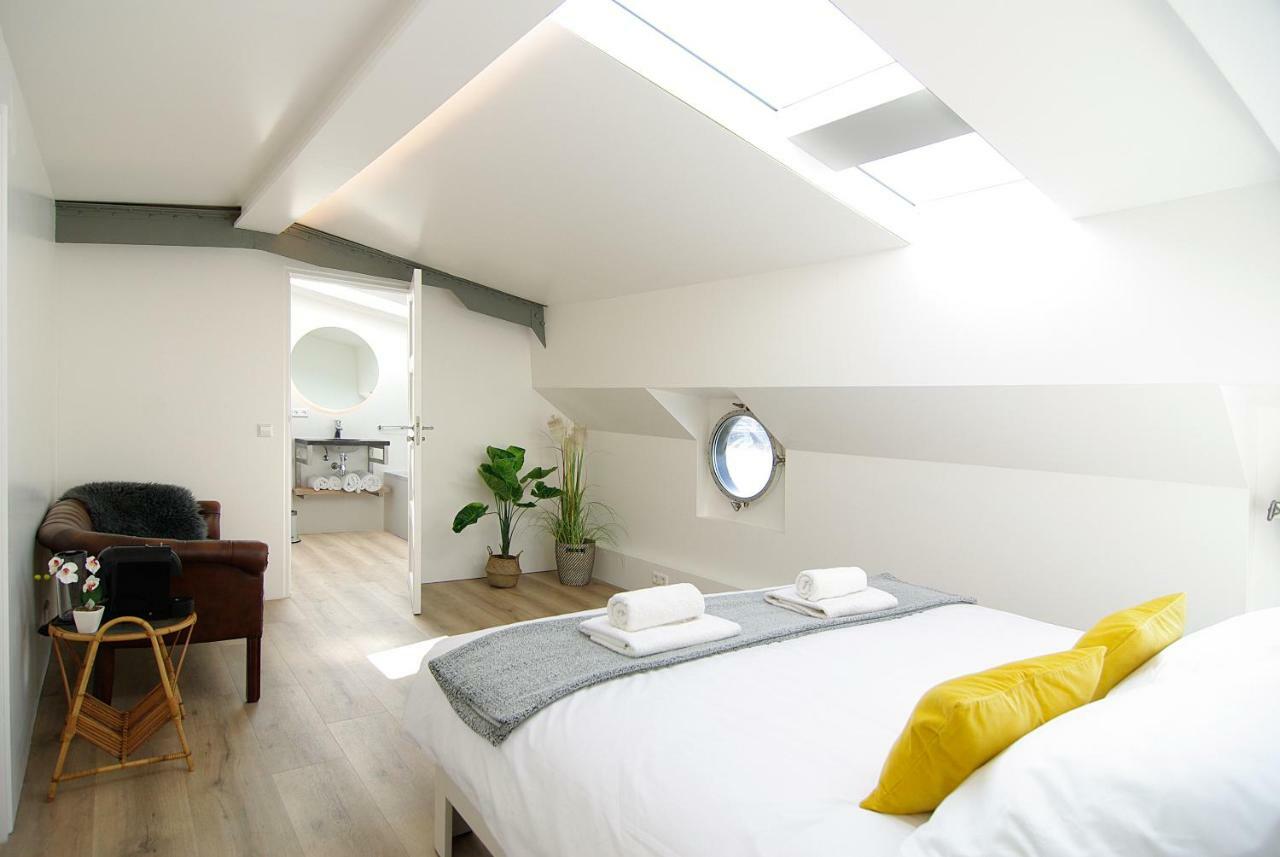 Eco Houseboat Hotell Amsterdam Exteriör bild